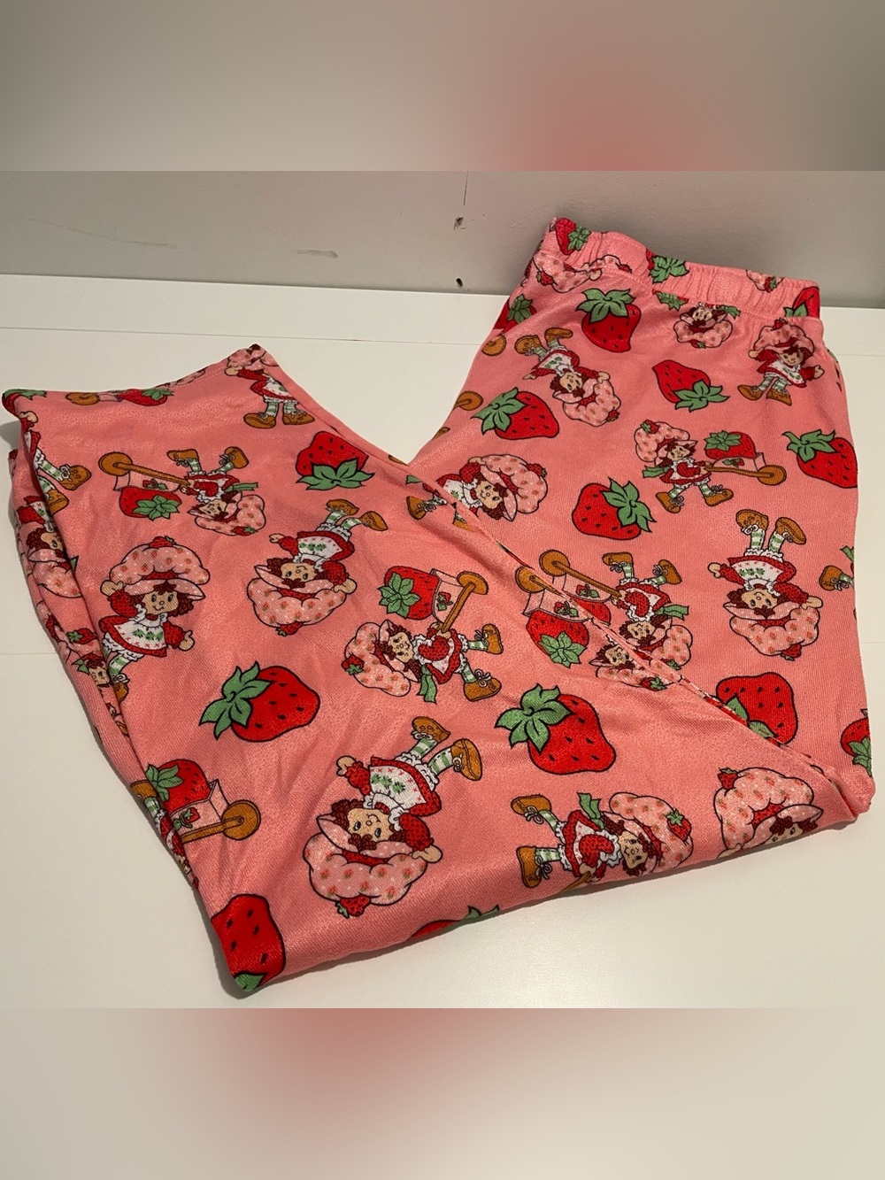 Strawberry Shortcake Brand Women's size 16/18 XL Pajama Pants Lounge wear 80's